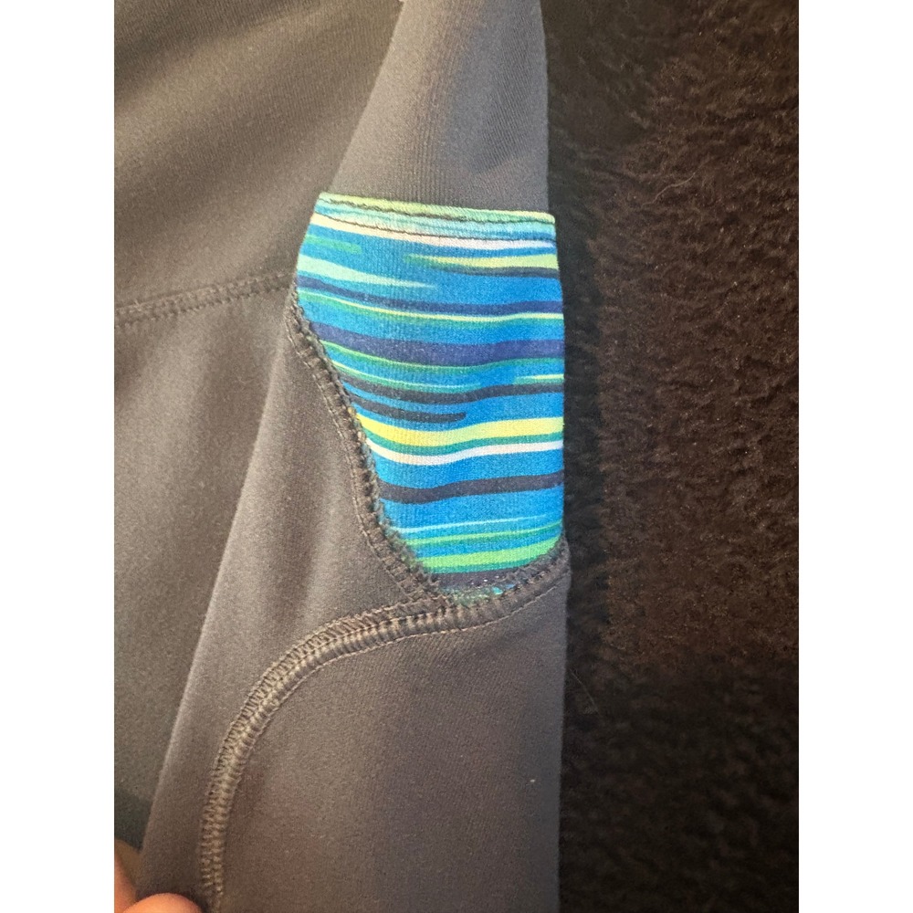 Old Navy Active Gray Athletic‎ Shorts XL Women's Running Striped Pockets - Picture 2 of 7